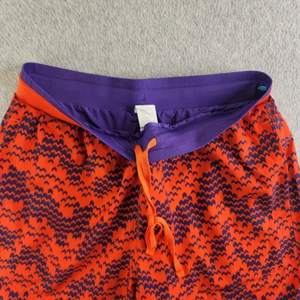 Fabletics Shorts Mens S Red Purple Fundamental II Boxer Lined 7" Training Gym - Picture 6 of 16